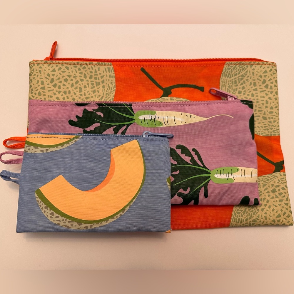 BAGGU Japanese Produce flat pouch set
